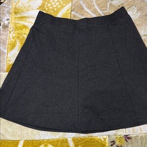 LOFT Charcoal A-Line Skirt